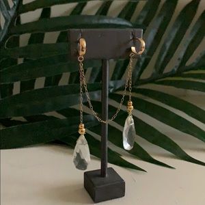 Pendant Style Crystal Drop Earring